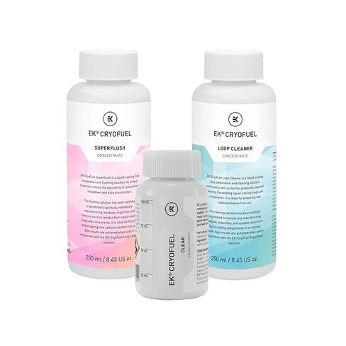 Ekwb ek-cryofuel clear 100ml تركيز المبرد والمنظف الحلقة + حزمة التركيز superflush in Saudi Arabia