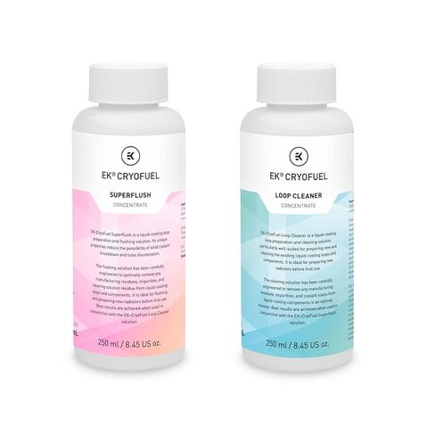 Ekwb ek-cryofuel clear 100ml تركيز المبرد والمنظف الحلقة + حزمة التركيز superflush in Saudi Arabia