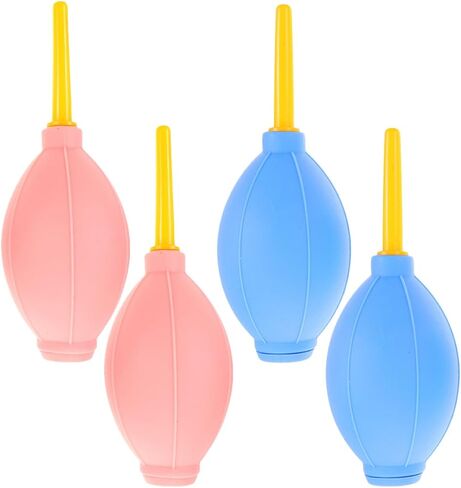 PartyKindom 4pcs منفاخ الهواء المطاطي لتمديدات الرموش أداة تجفيف خفيفة الوزن لتجفيف الرموش السريع وفعال الاستخدام متعدد الاستخدامات لتنظيف الكاميرا وإزالة الغبار اللون الأزرق in Kuwait