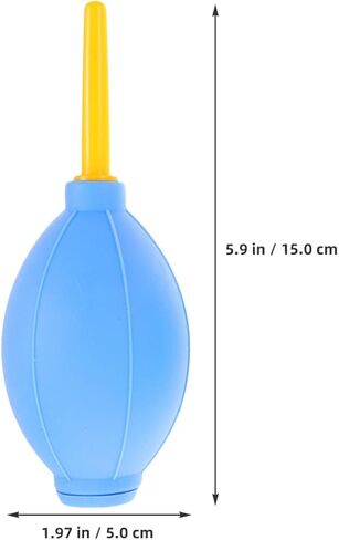 PartyKindom 4pcs منفاخ الهواء المطاطي لتمديدات الرموش أداة تجفيف خفيفة الوزن لتجفيف الرموش السريع وفعال الاستخدام متعدد الاستخدامات لتنظيف الكاميرا وإزالة الغبار اللون الأزرق in Kuwait