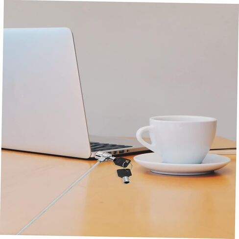 HOMSFOU 2SETS LAPTOP Locking Locking Cable Security Lock لأجهزة الكمبيوتر المحمولة شاشات وأجهزة اللوحات الرئيسية -دوران الأجهزة والتصميم القوي in Saudi Arabia