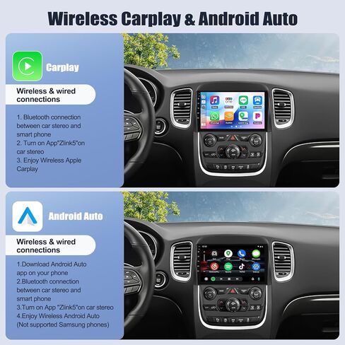 شاشة Sixwin 2G+64G Android Car شاشة Dodge Durango 2014-2020 9 بوصة تعمل باللمس مع Carplay Android Auto Mirror Link Bluetooth FM 28UI Camera GPS WiFi FM SWC MIC in Saudi Arabia
