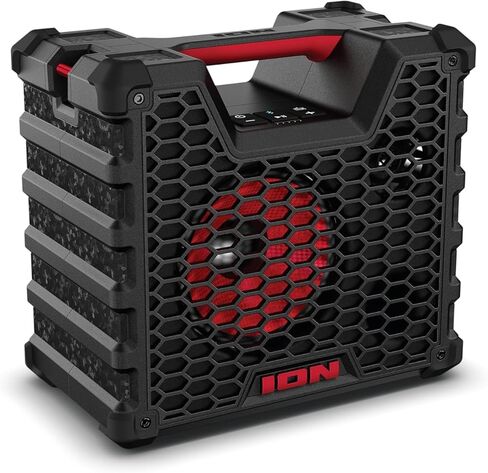 Ion Audio Tailgater Tough-مكبر صوت Bluetooth اللاسلكي المحمول القابل للتطبيق ، ومكبر صوت مقاوم للماء IPX5 ، ومقاوم للطقس في الهواء الطلق in Kuwait