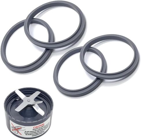 NB-201 ، NB-101B ، NB-WL012-23 ، NB-WL088-02 ، NBR-0601 ، NB-101 GASKETs ، حلقة ختم مناسبة لشفرة الخلاط N-Bullet 4 مع 3 حزم صدمة in Kuwait