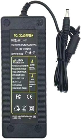12V10A Power Adapter Camera LED Display high Power Regulated Power Supply 120W in Saudi Arabia