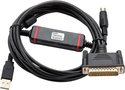 1PCS USB-SC09 مناسبة لخط تنزيل كبل برمجة FX/A Series (نوع العزل) in Saudi Arabia