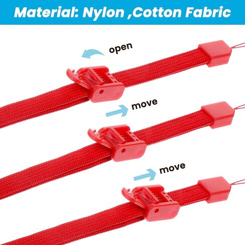 7 PCS حزام معصم اليد ، حبل الهاتف القابل للتعديل لـ Wii عن بعد متعددة الأغراض معصم الهاتف معصم معصم مع القفل لوحدة التحكم عن بُعد Wii ، Mobilephone ، MP3 ، الكاميرا الرقمية in Kuwait