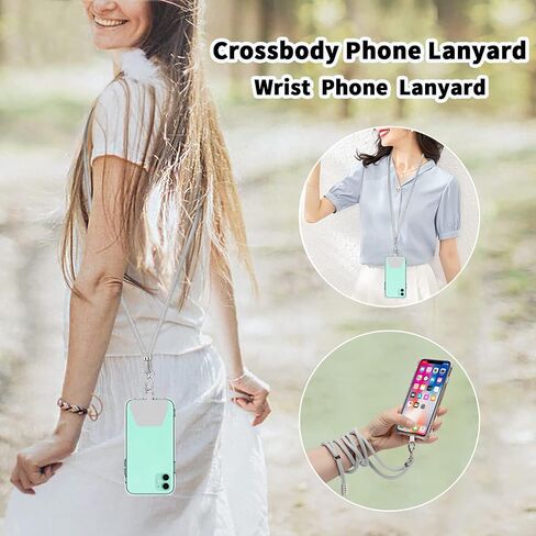 SS Phone Lanyard ، حبل الهاتف الخليوي مع neckstrap القابلة للفصل وربط الهاتف ، حزام الهاتف المناسب لجميع الهواتف الذكية باللون الأسود in Saudi Arabia
