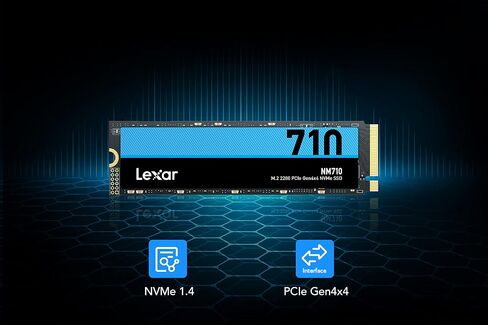Lexar NM620 512GB SSD, M.2 2280 PCIe Gen3x4 NVMe 1.4 Internal SSD, Up to 3500MB/s Read, 2400MB/s Write, 3D NAND Flash Internal Solid State Drive for PC Enthusiasts and Gamers (LNM620X512G-RNNNG) in Saudi Arabia