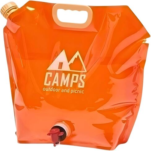 Collapsible Water Container Bag, BPA-Free, Portable, Foldable, 8 Liters/2.1 Gallons, Outdoor, Camping, Hiking, Weather Emergencies, Sports, Survival Kit in Saudi Arabia