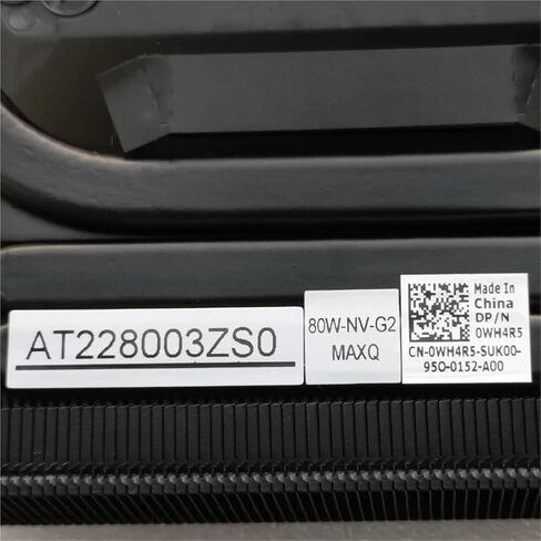 0WH4R5 for 15 R3 Laptop Cooling Fan Cooler Fan Heatsink Radiator CN-0WH4R5 WH4R5 in Saudi Arabia