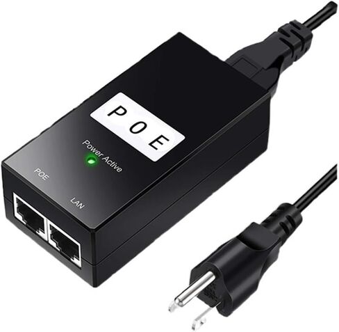 30W GIGABIT POE POWERSENT 48V0.65A وحدة تزويد الطاقة 1000 ميغابت في الثانية جسر AP (24V1A 24W) in Saudi Arabia