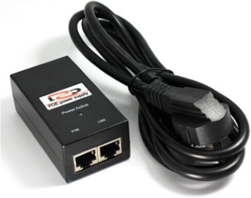 30W GIGABIT POE POWERSENT 48V0.65A وحدة تزويد الطاقة 1000 ميغابت في الثانية جسر AP (24V1A 24W) in Saudi Arabia