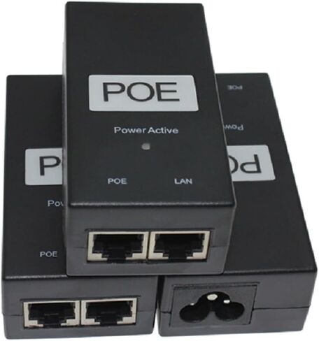 30W GIGABIT POE POWERSENT 48V0.65A وحدة تزويد الطاقة 1000 ميغابت في الثانية جسر AP (24V1A 24W) in Saudi Arabia
