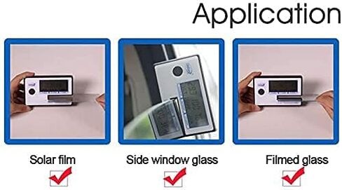 Linshang Portable Solar Test Meter, Measure Side Windshield, Window Tint and Window Film Glass, Meter Tester UV IR Rejection Spectrum Tester IR 1400nm UV 365nm VL 380nm - 760nm Full wavelength in Saudi Arabia