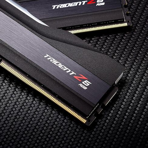 G.Skill Trident Z5 RGB Series (Intel XMP 3.0) DDR5 RAM 48GB (2x 24GB) 8000MT/S CL38-48-48-128 1.35V Desktop Computer Memory U-DIMM-Matte Black (F5-8000J3848F24GX2-TZ5RK) in Saudi Arabia
