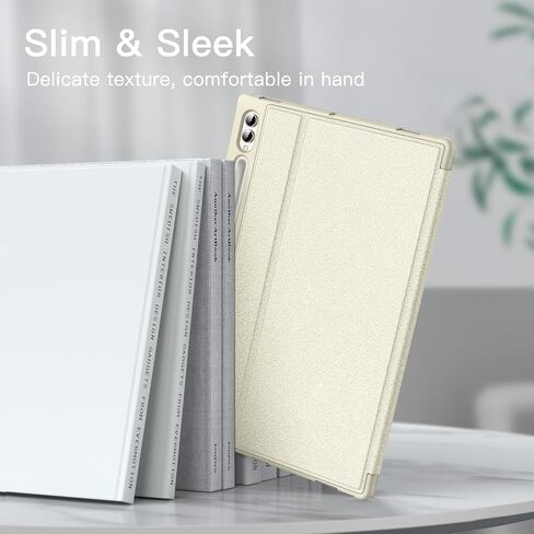 حالة Jetech لـ Samsung Galaxy Tab S10 Ultra/Tab S9 Ultra 14.6 بوصة مع حامل القلم S ، وغطاء قرص واقعي Slim Folio ، وعرض متعدد الزوايا (أسود) in Kuwait
