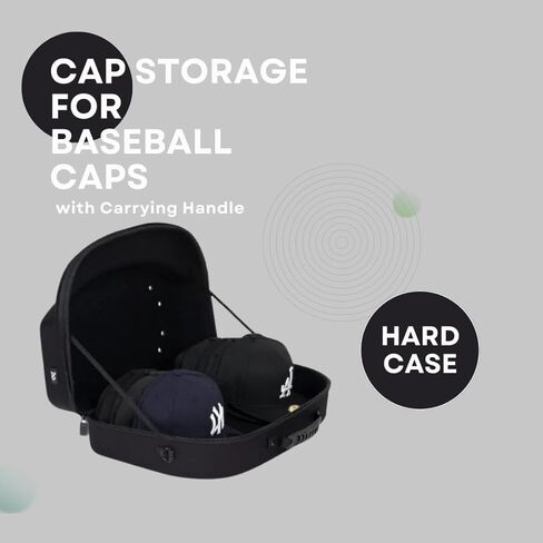 حقيبة حمل للسفر من Homiegear VIP Camo، متعددة الاستخدام تناسب ما يصل إلى 14 قبعة بيسبول in Kuwait