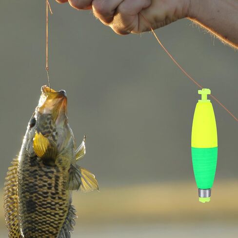 10 Packs Weighted Bobbers for Fishing, EVA Floats Rocket Floats Weighted Fishing Bobbers for Crappie, Catfish, Bluegill, Sunfish, Bass in Saudi Arabia