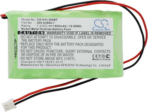 VINTRONS 300-03864-1 Battery Replacement for Honeywell L5000 Lynx Touch, L5100 Lynx Touch, L5200 Lynx Touch, L5210 Lynx Touch, L7000 Lynx Touch, Lynx L3000, (7.2V, 1500mAh, 300-03864-1 Battery) in Saudi Arabia