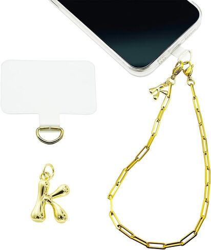 Phone Wrist Strap Metal Phone Chain Wristlet Strap Detachable Cellphone Lanyard Wrist with Tether Tab in Saudi Arabia