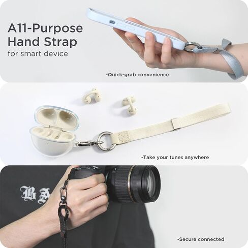 Phone Lanyard 2 in 1, Anti Theft Phone Strap Crossbody for Women Men, Adjustable Phone Wrist Strap with 2 Pack Tether Tabs in Kuwait