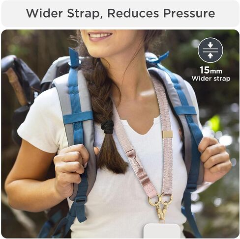 Phone Lanyard 2 in 1, Anti Theft Phone Strap Crossbody for Women Men, Adjustable Phone Wrist Strap with 2 Pack Tether Tabs in Kuwait