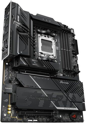 ASUS ROG Strix X870E-H GAMING WIFI7 AMD X870E-H ATX مع مراحل طاقة 16+2+1 ، مفتاح OC Dynamic ، Core Flex ، DDR5 AEMM ، 4x M.2 ، PCIE 5.0 ، Q-RELEASE ، منافذ USB4 المزدوجة و USB 10GBPS-C-CONTER in Saudi Arabia