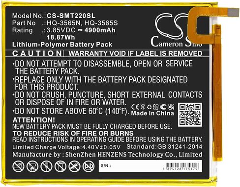 (2 حزمة) بطارية XSP لـ Samsung Galaxy Tab A7 Lite Galaxy Tab A7 Lite 8.7 2021 SM-T225N SM-T225C SM-T220 SM-T225 PN HQ-3565N HQ-3565S (4900mAh) in Saudi Arabia