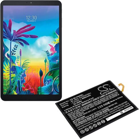CS Replacement Batteries for LG G Pad 5 10.1, G Pad 5 10.1 FHD, LM-T600L, LM-T600QS, LM-T600TS, LM-T600VS BL-M02, EAC6452601 8000mAh / 30.40Wh TabletCS in Saudi Arabia