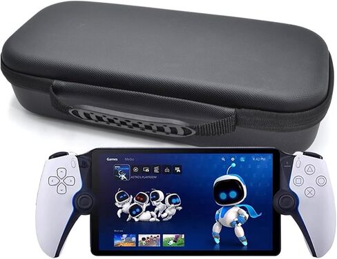 Hesupy Carry Caseing PlayStation Portal ، واقي الغطاء القلميات القلميات القلمي لـ PS Portal Gaming Console Drop Resistant EVA Portable Travel Organizer in Kuwait