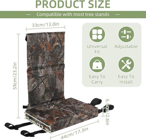 وسادة وسادة مقعد الحامل الشجرية للصيد ، وسادة مقعد القابلة للطي قابلة للطي قابلة للطي. in Kuwait