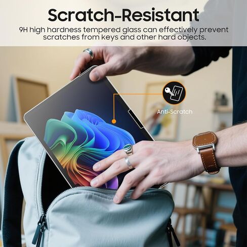 Fintie 2-pack screen protector for Microsoft Surface Pro 12 Inch 2025 ، anti scratch premium hd clear 9h strandness protector screen protector مع قلم سطحي متوافق in Saudi Arabia