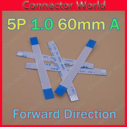 مستلزمات المعدات الكهربائية Davitu - 5-100pcs/Lot FFC FPC Cable 5P Cable 1.0mm Pitch 5 PIN طول الأمام 6 ملم عرض 6 مم 5Pin Cable - (اللون: 50pcs) in Saudi Arabia
