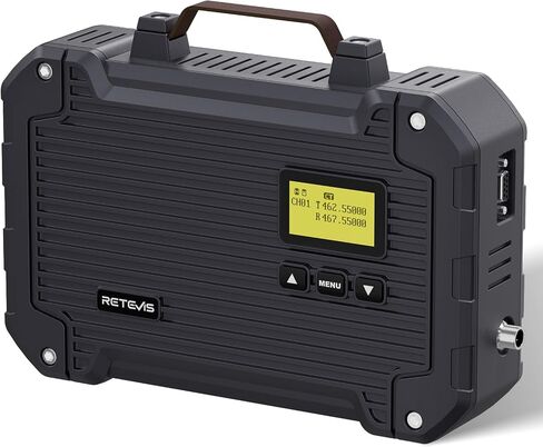 (3rd Gen RT97) RETEVIS RT97L حتى 25W GMRS مكرر عالي الطاقة ، IP66 مقاوم للماء ، محطة طويلة المدى متوافقة مع Raspberry PI للمزارع والمناطق البعيدة والاستخدام المنزلي (حزمة واحدة) in Saudi Arabia