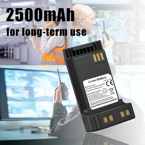 Baofeng DM-32 Radio Battery 2500mah Li-Ion بطارية Li-Ion لـ UV-32 Walkie Talkie 16.28WH BC-32UV لـ UV32 ثنائية الطريق DC7.4V in Saudi Arabia