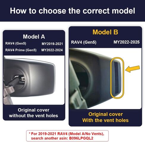 FITCAMX 4K DASH CAM مناسبة لـ Toyota RAV4 2022-2025 (طراز B/مع فتحة فتحة التهوية على الغلاف) ، Look OEM Factory ، فيديو UHD 2160P ، WiFi والتطبيق المدمج ، تسجيل حلقة ، G-SESOR ، PLUCT & PLAY ، 64GB CARD in Saudi Arabia