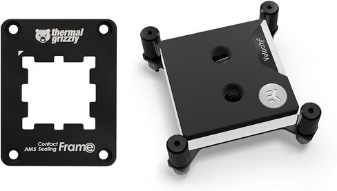 EKWB EK-Quantum Velocity 3 CPU Water Block and Thermal Grizzly AM5 Contact Sealing Frame Bundle, Plexi in Saudi Arabia