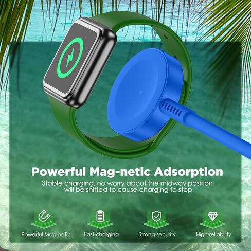 2-Pack Upgraded iWatch Charger Magnetic Wireless to USB C i-Watch Cable 3FT, Fast Charging for Apple Watch Series Ultra SE/8/7/6/5/4/3/2/1 Includes 38mm 40mm 42mm 44mm 45mm Size - White -4 in Kuwait