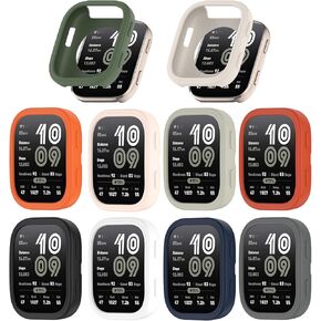 10Pack Watch Cases Cover Compatible with Amazfit Bip 6 Silicone Protector Smartwatch Accessories in Saudi Arabia