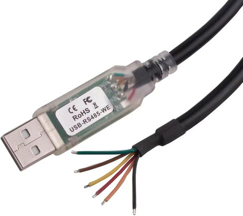 USB-RS485-WE-1800-BT,USB to RS485 Wire End USB Connector 5000-BT UARTConverter 6P WE Six-Core Serial Cable (USB-RS485-WE-5000) in Saudi Arabia