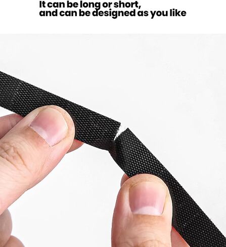 3-Roll Portable Cable Organizers, 1.2cm x 16.4-feet Inches Hook and Loop Fastening Straps, Reusable Cord Management Ties, Black, White, and Gray, Ideal for Home, Office, and Travel in Saudi Arabia