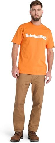 Timberland Core Linear Logo Short-Sleeve T-Shirt in Kuwait