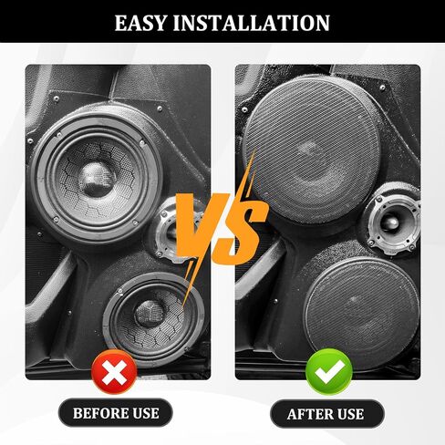 2PCS 6.5 Car Speaker Cover,Honeycomb Hole Subwoofer Speaker Grill for Protect Speakers from Collision Damage,Dustproof Round 6.5 Speaker Grill Covers for Speaker Mounting in Saudi Arabia