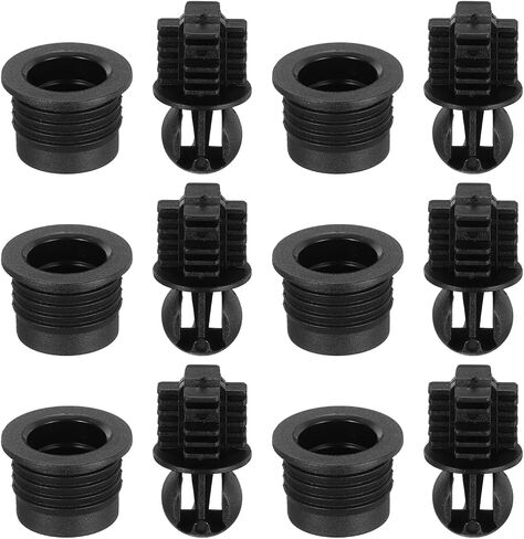 MECCANIXITY Speaker Grill Guides Plastic Black Ball Socket Type Frame Box Body Fixing Snap Fastener Buckle 12mm x 15.3mm for Speaker Parts Accessories 6 Pairs in Saudi Arabia