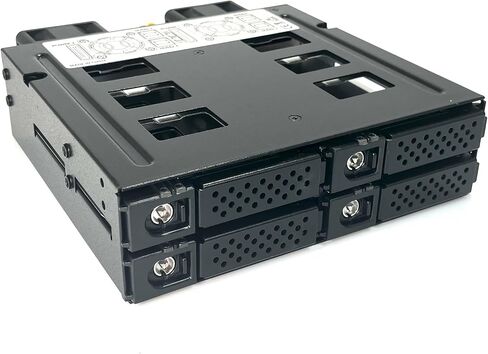 قم بزيادة سعة التخزين الخاصة بك مع 5.25 Bay x 4 NVME U.2 M2 SSD Carrier HD-Minisas IO: العنان للأداء النهائي والموثوقية in Kuwait