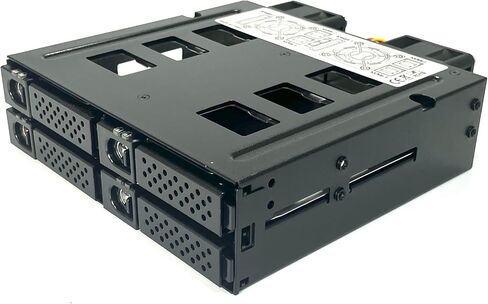 قم بزيادة سعة التخزين الخاصة بك مع 5.25 Bay x 4 NVME U.2 M2 SSD Carrier HD-Minisas IO: العنان للأداء النهائي والموثوقية in Kuwait