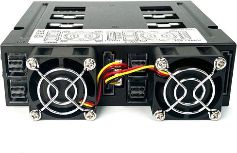قم بزيادة سعة التخزين الخاصة بك مع 5.25 Bay x 4 NVME U.2 M2 SSD Carrier HD-Minisas IO: العنان للأداء النهائي والموثوقية in Kuwait