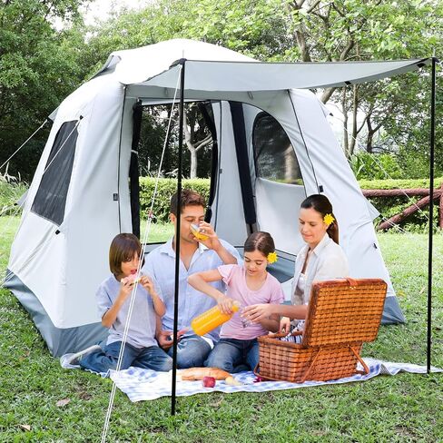 خيمة إعداد سريعة ، خيمة التخييم التلقائية القابلة للنفخ ، سهلة الإعداد 3-4 شخص glamping في الهواء الطلق 4 موسم للهواء تهزه in Saudi Arabia