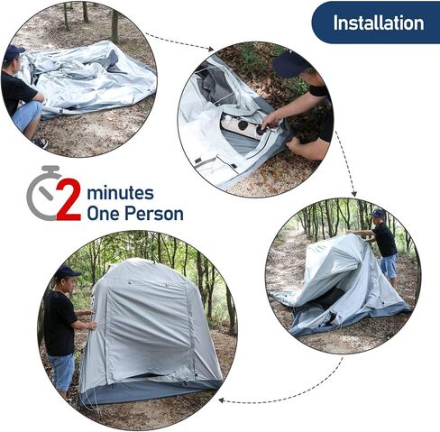 خيمة إعداد سريعة ، خيمة التخييم التلقائية القابلة للنفخ ، سهلة الإعداد 3-4 شخص glamping في الهواء الطلق 4 موسم للهواء تهزه in Saudi Arabia